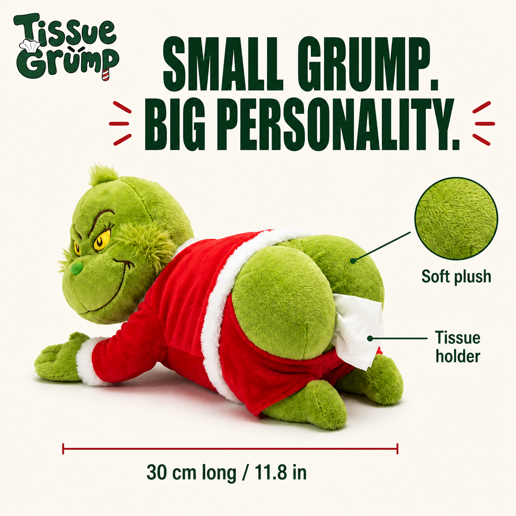 The Grumpy Bum Tissue Holder